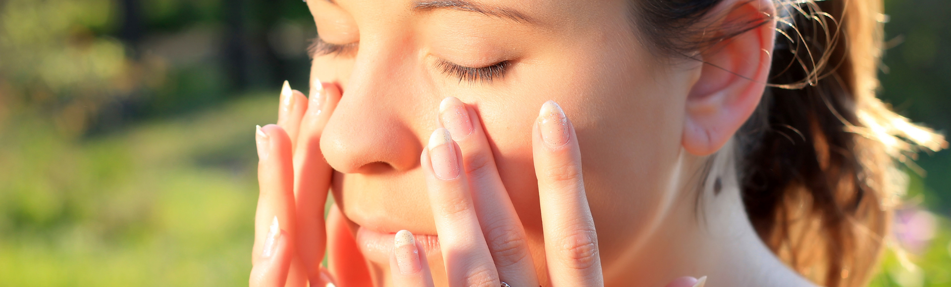 woman considering rhinoplasty for sinus problems in Chevy CHase