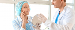 patient discussing cost of facial contouring procedures near Silver Spring