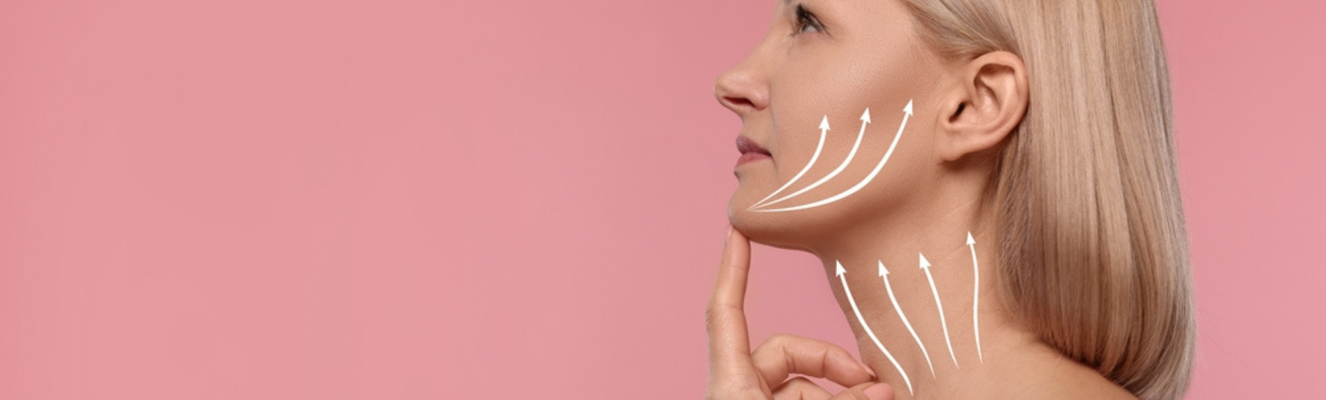 woman considering a face lift near Somerset Maryland