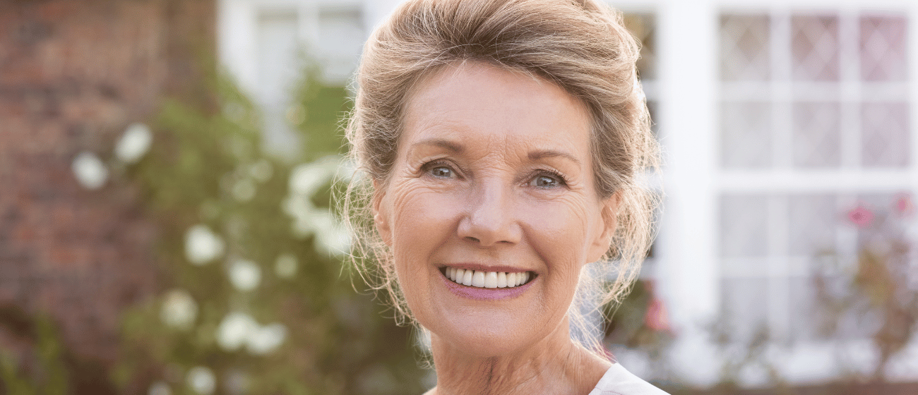woman showing off results from a facelift in NW DC